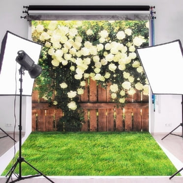 GoEoo 9x6ft Arch Flowers Wedding Shower Photography Backdrops Drapes Park Venue Engagement Bridal Shower Anniversay Background Party Events Valentines Day Decoration Photo Studio Props 